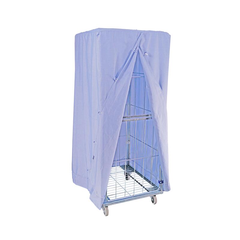 Abdeckhaube Blau für Wäschecontainer Premium II XL (600 x 810 x 1700 mm)