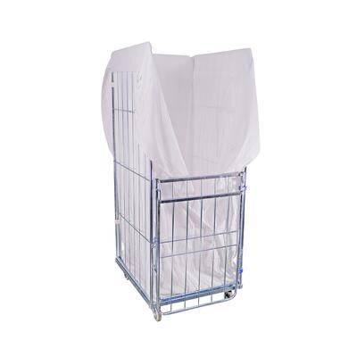 Laundry-/Hanging Bag White for Laundry Container Premium...
