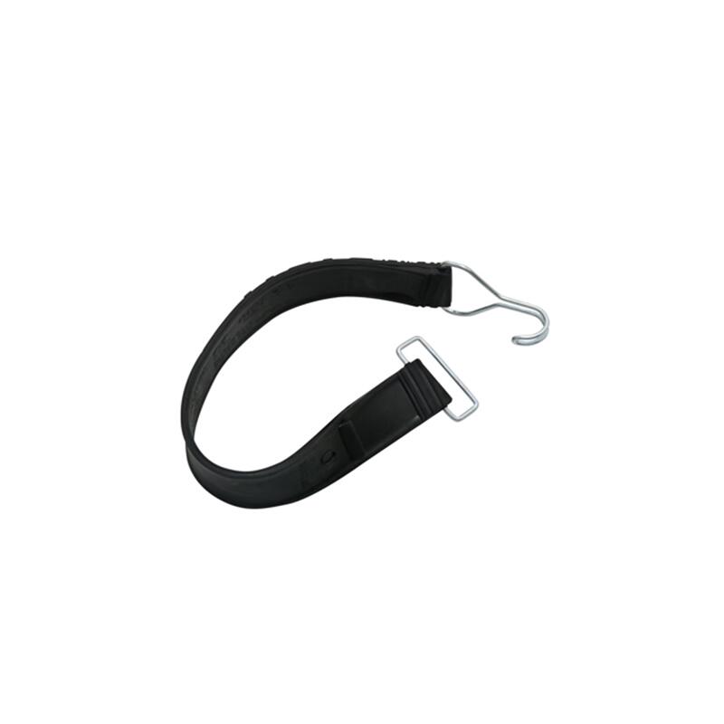 Elastic strap, Type 1 wire peg/ 1 loop, black