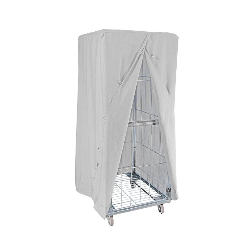 Abdeckhaube Weiß für Wäschecontainer Basic I L (600 x 720 x 1730 mm)
